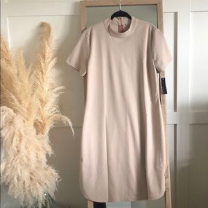 Midi mock neck dress